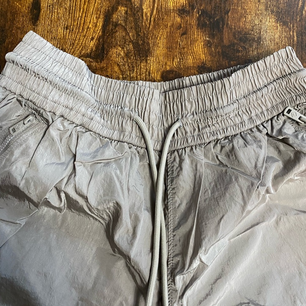 Abercrombie Stylish Gray Ripstop Jogger Pants